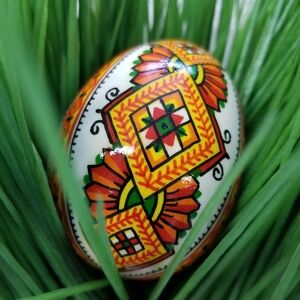 Gorgeous Hand Painted Ukrainian Easter Egg
